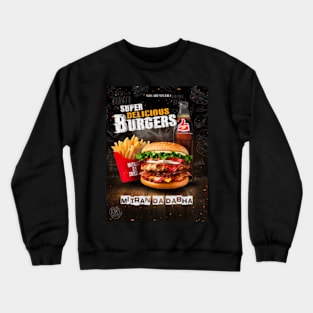 Burger and Fries Crewneck Sweatshirt